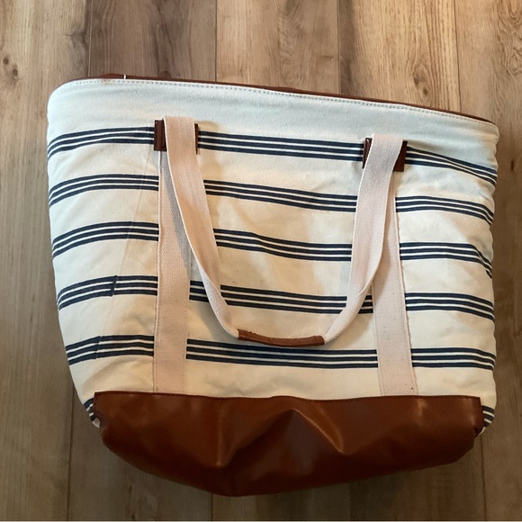 Bags Canvas Insulated Cooler Bag Large Poshmark